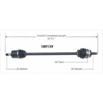 Order New CV Shaft by WORLDPARTS - 189139 For Your Vehicle