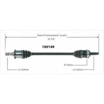 Order Arbre CV neuf par WORLDPARTS - 189149 For Your Vehicle