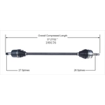 Order New CV Shaft by WORLDPARTS - 189176 For Your Vehicle