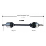 Order New CV Shaft by WORLDPARTS - 189188 For Your Vehicle