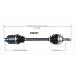 Order Arbre CV neuf de WORLDPARTS - 189201 For Your Vehicle