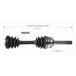 Order New CV Shaft by WORLDPARTS - 189205 For Your Vehicle