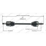 Order New CV Shaft by WORLDPARTS - 189211 For Your Vehicle