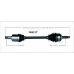 Order New CV Shaft by WORLDPARTS - 189217 For Your Vehicle