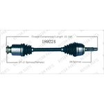 Order New CV Shaft by WORLDPARTS - 189224 For Your Vehicle