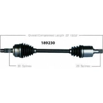 Order New CV Shaft by WORLDPARTS - 189230 For Your Vehicle