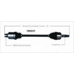 Order New CV Shaft by WORLDPARTS - 189231 For Your Vehicle