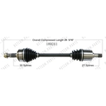 Order Arbre CV neuf par WORLDPARTS - 189241 For Your Vehicle