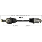 Order New CV Shaft by WORLDPARTS - 189242 For Your Vehicle
