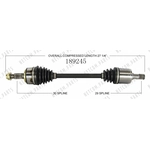 Order Arbre CV neuf par WORLDPARTS - 189245 For Your Vehicle