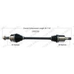 Order New CV Shaft by WORLDPARTS - 189250 For Your Vehicle