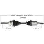 Order New CV Shaft by WORLDPARTS - 189268 For Your Vehicle