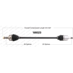 Order New CV Shaft by WORLDPARTS - 189323 For Your Vehicle