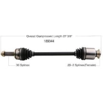 Order New CV Shaft by WORLDPARTS - 189344 For Your Vehicle
