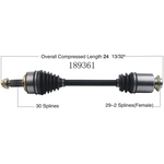 Order New CV Shaft by WORLDPARTS - 189361 For Your Vehicle