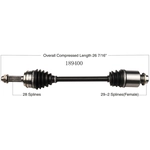 Order New CV Shaft by WORLDPARTS - 189400 For Your Vehicle