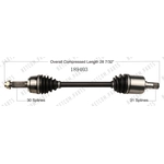 Order Arbre CV neuf par WORLDPARTS - 189403 For Your Vehicle