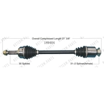 Order New CV Shaft by WORLDPARTS - 189404 For Your Vehicle