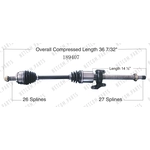 Order New CV Shaft by WORLDPARTS - 189407 For Your Vehicle