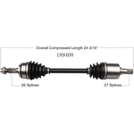 Order New CV Shaft by WORLDPARTS - 189408 For Your Vehicle