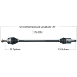 Order New CV Shaft by WORLDPARTS - 189409 For Your Vehicle