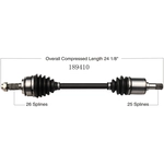 Order New CV Shaft by WORLDPARTS - 189410 For Your Vehicle
