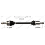 Order New CV Shaft by WORLDPARTS - 189416 For Your Vehicle