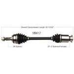 Order New CV Shaft by WORLDPARTS - 189417 For Your Vehicle