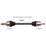 Order New CV Shaft by WORLDPARTS - 189422 For Your Vehicle