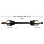 Order New CV Shaft by WORLDPARTS - 189428 For Your Vehicle