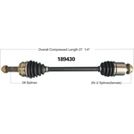 Order New CV Shaft by WORLDPARTS - 189430 For Your Vehicle