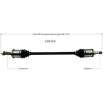 Order New CV Shaft by WORLDPARTS - 189474 For Your Vehicle