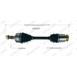 Order New CV Shaft by WORLDPARTS - 189476 For Your Vehicle