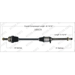 Order Arbre CV neuf par WORLDPARTS - 189478 For Your Vehicle