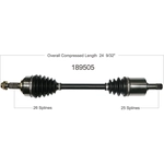 Order New CV Shaft by WORLDPARTS - 189505 For Your Vehicle