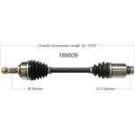 Order New CV Shaft by WORLDPARTS - 189509 For Your Vehicle