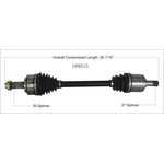 Order New CV Shaft by WORLDPARTS - 189515 For Your Vehicle