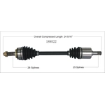 Order New CV Shaft by WORLDPARTS - 189522 For Your Vehicle