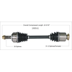 Order New CV Shaft by WORLDPARTS - 189541 For Your Vehicle