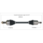 Order New CV Shaft by WORLDPARTS - 189542 For Your Vehicle