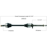 Order New CV Shaft by WORLDPARTS - 189543 For Your Vehicle