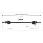 Order New CV Shaft by WORLDPARTS - 199018 For Your Vehicle