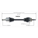 Order New CV Shaft by WORLDPARTS - 199024 For Your Vehicle