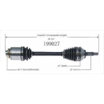Order New CV Shaft by WORLDPARTS - 199027 For Your Vehicle