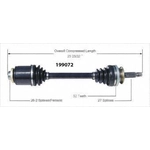 Order Arbre CV neuf par WORLDPARTS - 199072 For Your Vehicle
