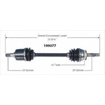 Order New CV Shaft by WORLDPARTS - 199077 For Your Vehicle