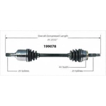 Order Arbre CV neuf par WORLDPARTS - 199078 For Your Vehicle