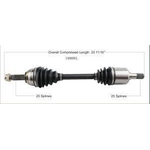 Order New CV Shaft by WORLDPARTS - 199085 For Your Vehicle