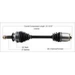 Order New CV Shaft by WORLDPARTS - 199096 For Your Vehicle