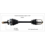 Order New CV Shaft by WORLDPARTS - 199097 For Your Vehicle